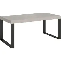 Itamoby Table Extensible 180/440X90 Cm Tecno Pieds Cachemire Anthracite