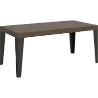 Itamoby Table Extensible 200/460X90 Cm Pieds Noyer Flammé Anthracite