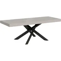 Itamoby Table Extensible 160/264X90 Cm Volantis Premium Pieds Cachemire Anthracite
