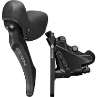Shimano Grx Bl-rx600+br-rx400 Flat Mount Front Brake Noir