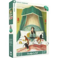 New York Puzzle Company Puzzle Pièces XXL - Breakfast in Bed - 500 à 999 pièces