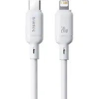 Baseus Câble Silky Series USB-C Lightning PD 20W 1m Blanc