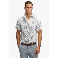 Superdry Vintage Loom Short Sleeve Shirt Blanc L Homme
