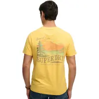 Superdry Outdoors Mountain Relaxed Fit Short Sleeve T-shirt Jaune XL Homme