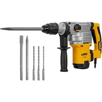 Vito Marteau perforateur burineur 1050W SDS MAX 9 joules Burins et Forets inclus Mallette
