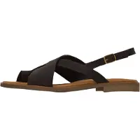 Paul green Tongs brun foncé