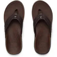 Reef Tongs OFFSHORE LEATHER hommes - Marron - 43