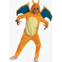 Pokémon Costume Charizard Pokémon pour enfants, Combinaison à capuche Charizard taille enfant (10-12)