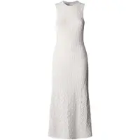 Pepe Jeans pour femme. PL9537820 Robe Kenia blanche (M), Casuel, Polyester, Sans manches / bretelles
