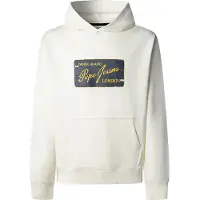 Pepe Jeans pour homme. PM5800162 Sweatshirt Suen blanc (M), Casuel, Coton