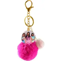 Studio 100 Filles, Porte-clés, K3 Schlüsselanhänger mit Bommel, Rose