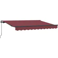 vidaXL , store enroulable bordeaux, 250 x 200 cm, tissu