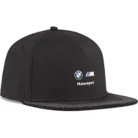 Puma Hommes, Casquette, BMW MMS Flat Brim Cap, Noir