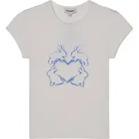 Balmohk T-shirt bleu / blanc
