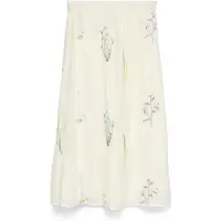 Vero Moda Jupe 'VMLina' bleu clair / jaune / vert / blanc naturel