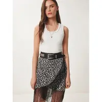 Happiness İstanbul Jupe anthracite / blanc