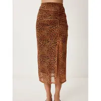 Happiness İstanbul Jupe camel / noir
