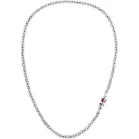 Tommy Hilfiger Bruch Necklace Argenté Homme