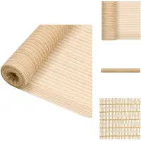 vidaXL Brise-vue beige 3,6 x 50 m HDPE 75 g/m² - Parasols et protections solaires