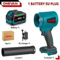 StarTech.com Souffleur de feuilles sans fil - Souffleur à air - Souffleur turbo - Moteur sans balais - Haute pression - 4 000–5 999 W - 1 batterie incluse - Braun
