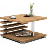 STIV Möbel STIV Meubles | Table basse - Banc style industriel, chêne LANCELOT