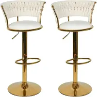 StarTech.com Tabouret de bar en velours - Tabouret pivotant à hauteur réglable pour cuisine et comptoir - Assise rembourrée - Piètement en métal - Design moderne - Gris clair