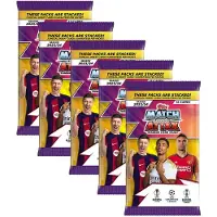 Topps Ligue des champions 2023/24 - Cartes à collectionner - 5 boosters
