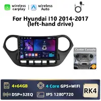 StarTech.com Hyundai i10 2014-2017 - Autoradio Android 2-DIN RK4 - Écran tactile de 22,9 cm - CarPlay/Android Auto - 6+128 Go - GPS, Wi-Fi - DSP, Bluetooth, RDS/FM - Blanc