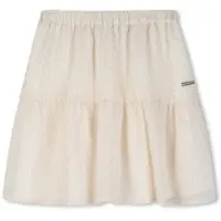 Michael Kors pour fille. R30562 Jupe à volants beige (10Y= 138cm), Casuel, Polyester, mode enfantine