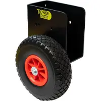 Powershot Side Portable Wheels Soccer Goal 11 A Blanc