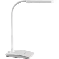 MAUL Lampe de table MAULpearly LED 3.000 - 6.500 K dimmable Pied blanc