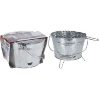 Bbq collection Barbecue Zinc Baril ø27cm Compact, Portable, Design Baril - Bbq Collection