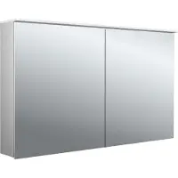 Emco puree 2 Design armoire de toilette LED avec panneau diffuseur lumineux, 2 portes, 1200x711x153mm, 979705405