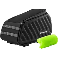 RockBros Sacoche de porte-bagages 7,5 L avec double cadenas à combinaison et pochette pour mot de passe ; sacoche arrière de vélo avec protection contre la pluie