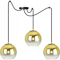 Light11 HOME Suspension, lustre, abat-jour doré, 15 cm