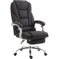 BellaFurn Chaise de bureau ergonomique - chaise de bureau - hauteur d'assise réglable en continu. Couleur : noir