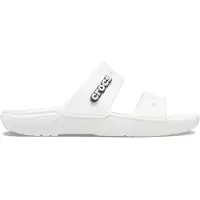 Crocs Classic Sandal 206761-100, tongs, unie, blanc, taille : 46/47