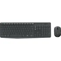 Logitech MK235 Wireless Keyboard and Mouse Combo clavier USB QWERTY Italien Gris