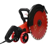 OEM Scie à béton, moteur haute performance, profondeur de coupe réglable, noir et rouge, UE