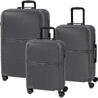 BERTOO Mallette de voyage Monza - gris foncé Ensemble 3 en 1