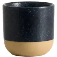 Nordal Tasses à motifs granuleux, taille S, bleu foncé, lot de 6.