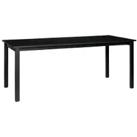 Hubsch table de Hock noire