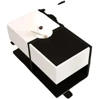 OEM Table basse, design moderne, grand espace de rangement, noir et blanc