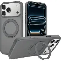 Screen Guard Professional Étui magnétique avec kickstand MagSafe (Apple iPhone 17 Pro Max), Coque pour téléphone portable, Gris