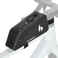 RockBros Sacoche de cadre 100 % imperméable pour vélo de route et VTT, avec sac de 1 litre en PP indéformable