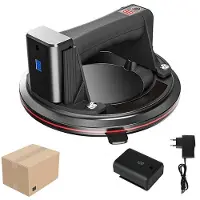 StarTech.com Ventouse électrique à vide - Ventouse de 20 cm - Capacité de charge de 200 kg - Batterie au lithium - Pour le verre, le carrelage et le granit - Emballage en carton - Orange