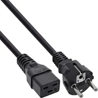 InLine Câble d'alimentation 16A (5 m), Câble d'alimentation, Noir