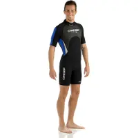 Cressi Medx 2.5 Mm Short Sleeve Shorty Noir 2XL Homme