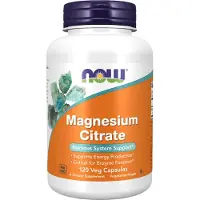 Now Magnesium Citrate, Citrate de Magnésium, 120 gélules