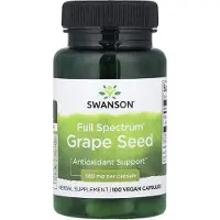Swanson Health , Pépin de Raisin Spectre Complet, 380 mg, 100 Gélules